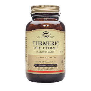Solgar Standardized Turmeric Root Extract 60 Vegetable Capsules