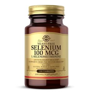 Solgar Yeast-Free Selenium 100ug 100 Tablets