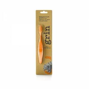Beauty: Grin Kids Biodegradable Toothbrush - Orange