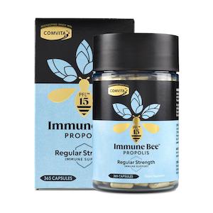 Alcoholfree: Comvita Immune Bee Propolis Regular Strength PFL15 Capsules - 365 Capsules