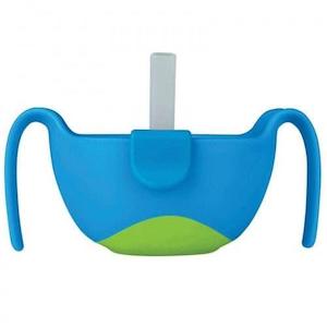 B.Box 12m+ Bowl XL & Straw Ocean Breeze (Lg)