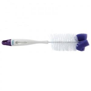 Australiamanufactured: B.Box 2 in 1 Brush & Teat Cleaner Plum Punch