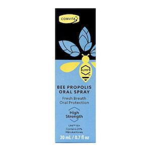 Honey: Comvita Bee Propolis Oral Spray UMF10+ 20ml - High Strength (Contains 20% Manuka Honey)