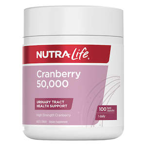 Artificialcolourfree: Nutra-Life Cranberry 50000 100 Capsules