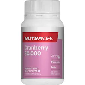 [EXP:08/2025] Nutra-Life Cranberry 50000 50 Capsules