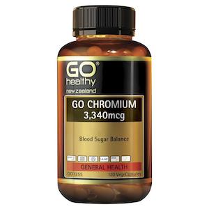 GO Healthy Go Chromium 3340mcg 120 Vege Capsules