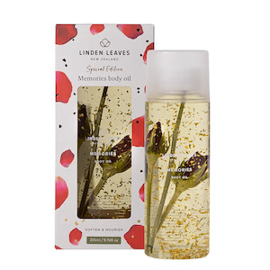 Bodycare: Linden Leaves Gold Edition Body Oil 265ml - Memories