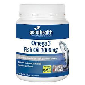 Good Health Omega3 Fish Oil 1000mg 400 Capsules