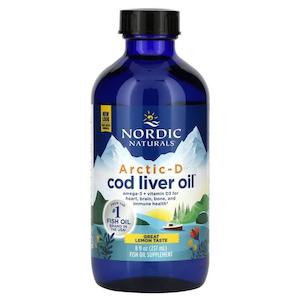 Nordic Naturals Arctic-D Cod Liver Oil Lemon