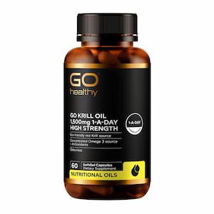 Omegaoils: GO Healthy Go Krill Oil 1,500mg 60 Softgels