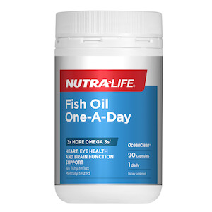 Nutra-Life Oceanclean Fish Oil One-A-Day 90 Capsules