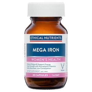 Ethical Nutrients Megazorb Mega Iron With Activated B Vitamins 30 Capsules