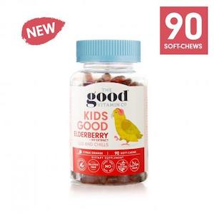 The Good Vitamin Co. Kids Good Elderberry + Ivy Extract - Ills and Chills 90 Soft-Chews