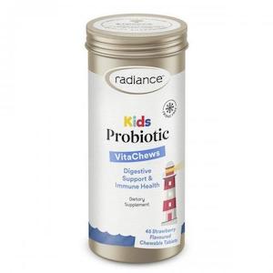 Kidandchildrenshealth: Radiance Kids Probiotic 45 Chewable Tablets - Strawberry Flavoured