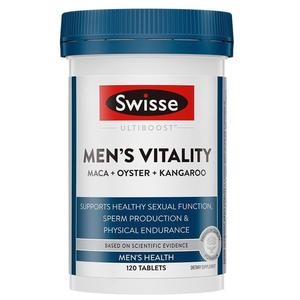 Swisse: Swisse Ultiboost Mens Vitality Maca + Oyster + Kangaroo 120 Tablets