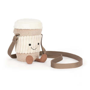 Jellycat: Jellycat Amuseables Perkle Coffee Shoulder Bag
