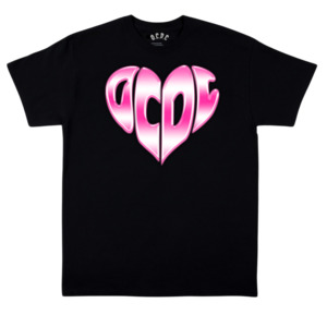 Pink Neon Hearts Logo