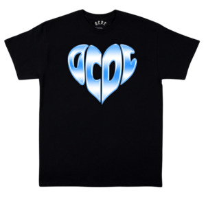 Blue Neon Hearts Logo
