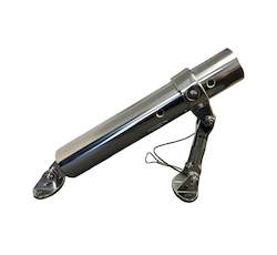 Outrigger Bases: Reelax Centre / Shotgun Standard 3 Position Outrigger Base Stainless Steel