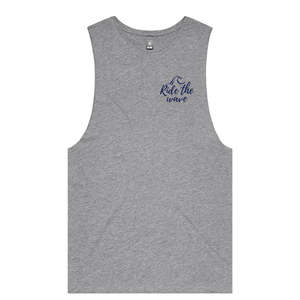 Ocean Gypsy Clothing: Unisex Surf Locations Singlet in Grey