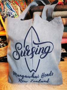 Ocean Gypsy Clothing: 'SALE' Blue Surfing Beach Tote