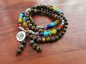 Ocean Gypsy Fashion Jewellery: Tigers Eye Mala Beads