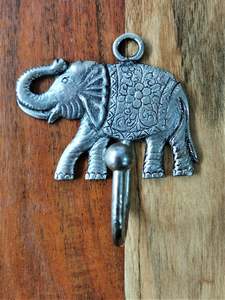 Home Lifestyle: Metal Elephant Hook With Beautiful Details