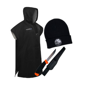 Products: Gift Pack Two - Poncho + Beanie + Knife
