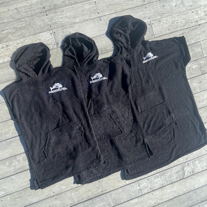 Apparel: Ocean Hunter Hooded Poncho Black