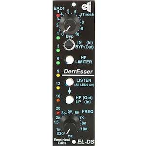 Empirical Labs: Empirical Labs Inc DerrEsser - Dynamic High Frequency Fixer