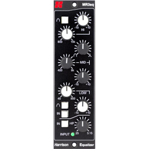 Harrison Audio MR3EQ 500 Series 3-band Parametric EQ with HP Filters