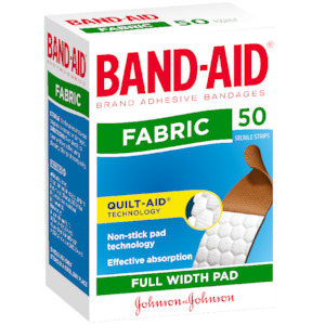 Bandaids Plasters: Band-Aid Fabric Plasters 50's
