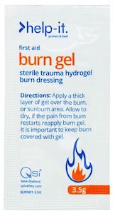 Eye Care Burns: Burn Gel Sachets Pk/5