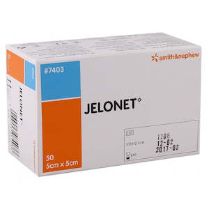 Gloves Wound Care: Jelonet Paraffin Gauze 5cm x 5cm