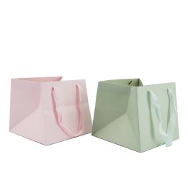 Flower Carrier Bag w/Handles 20Sqx18Hcm Pk/10 Oceans Floral