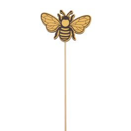 Products: Nordic Wooden Printed Bee Pick 8Wx6Hx28Lcm Pk/12 Oceans Floral
