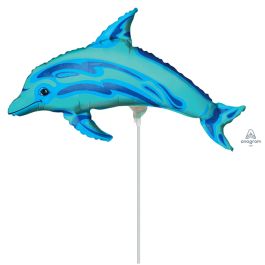 Products: Mini Shape Ocean Dolphin - Blue Oceans Floral