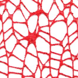 Glitter Chunky Spider Mesh 50cmx9.1m - Red Oceans Floral