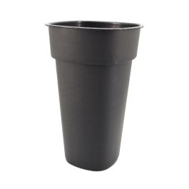 Plastic Flower Square Bucket 26.5TWx15BWx41Hcm - Black Oceans Floral