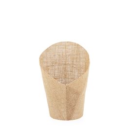 Jute 12cm Pot Cover 12.5TWx9.5BWx11.5Hcm Pk/10 - Natural Oceans Floral