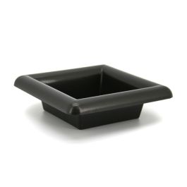 Plastic Square Arrangement Tray 12.5Sqx3.75Hcm - Black Oceans Floral