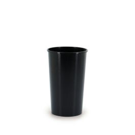 Plastic Round Bucket 16TDx12BDx26Hcm 4ltr - Black (68-190-Bla) Oceans Floral
