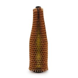 Paper Honeycomb Wine Bottle Sleeve 35cm Long Pk/50 - Natural Oceans Floral