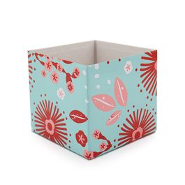 Products: Botanical Pohutukawa Posy Box 13Sqx12Hcm Pk/10 - Lt Blue/Multi Oceans Floral