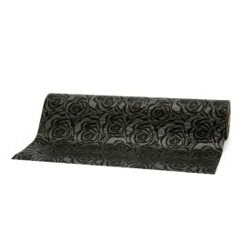Products: Non Woven Embossed Rose Roll 50cmx20m Oceans Floral