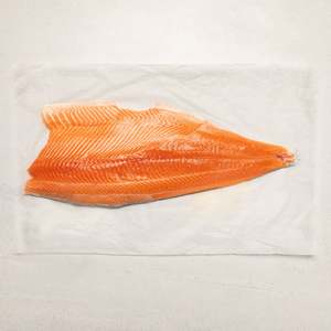 Salmon Nz: Frozen Salmon Fillet V Cut (Skin Off, Bone Out)