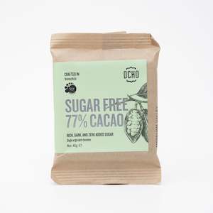 Ocho Vegan: 77% Cacao Sugar Free