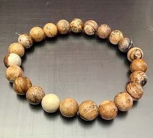 Bracelets Beads: Bracelet, picture Jasper 8mm