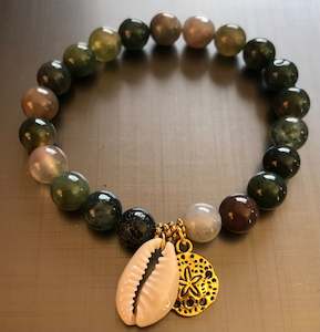 Mixed agate bracelet 8mm