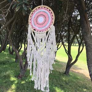 Wall hanging crochet /macrame 33cm (4 variants )
